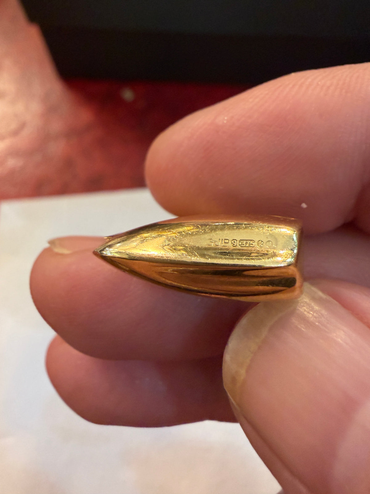 9ct vintage yacht charm / pendant by Georg Jensen circa 1965