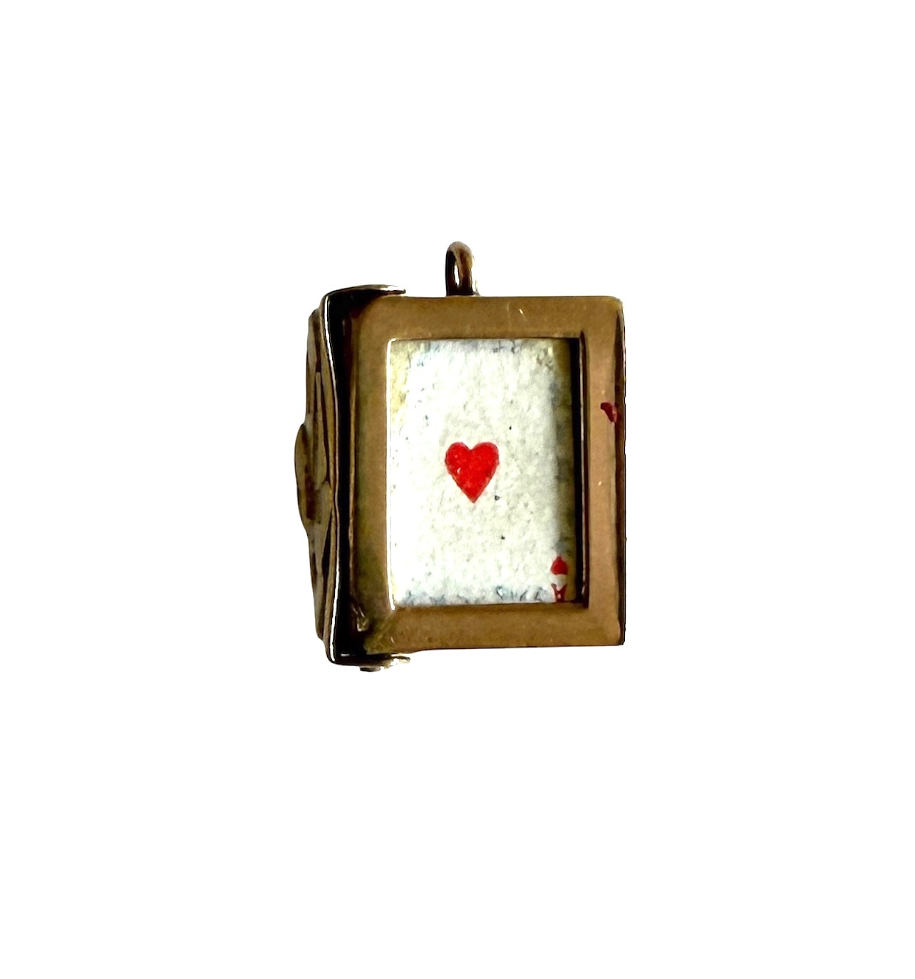 9ct vintage deck of cards charm by georg jensen circa 1958