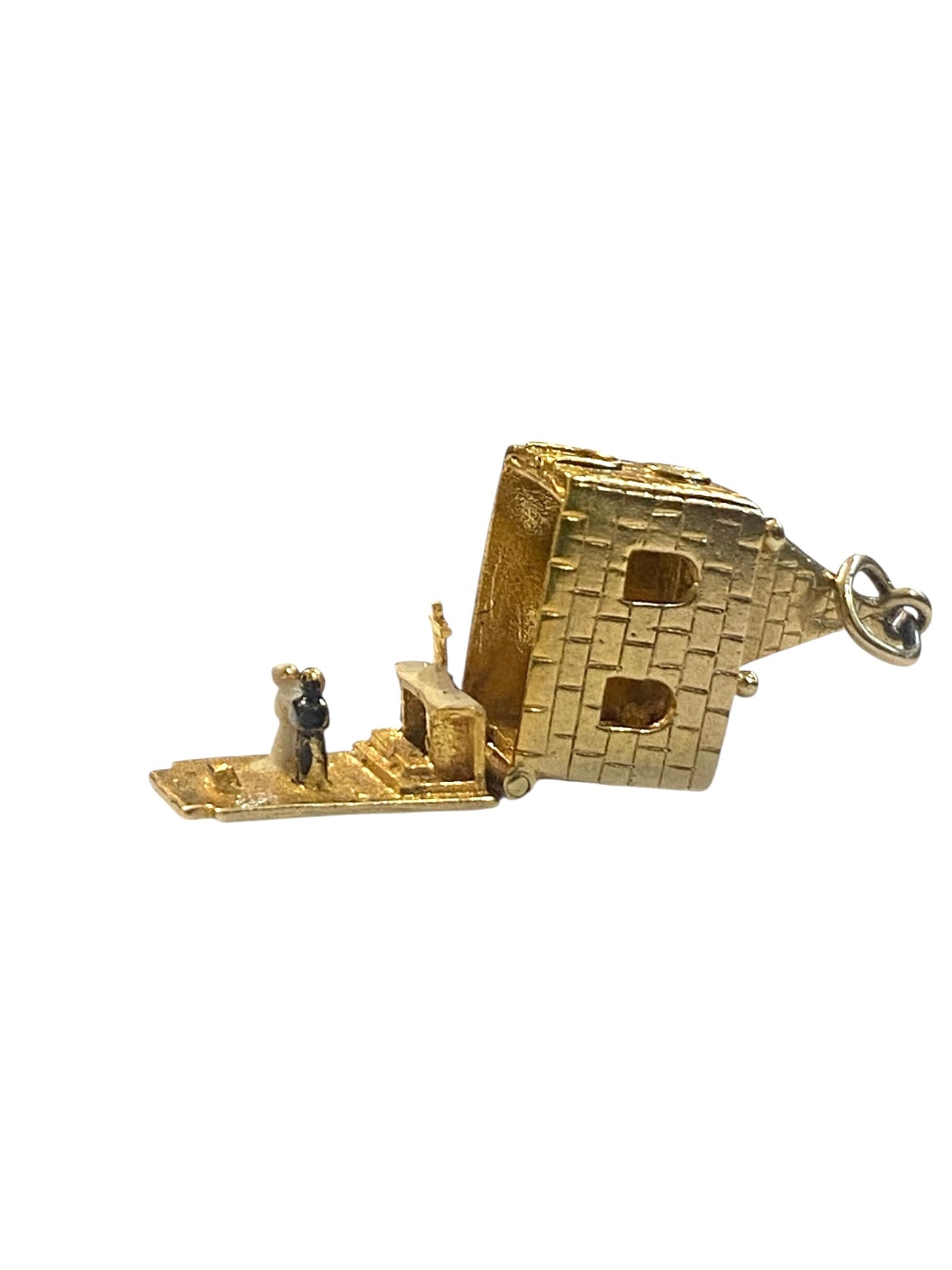9ct vintage opening church charm circa 1964