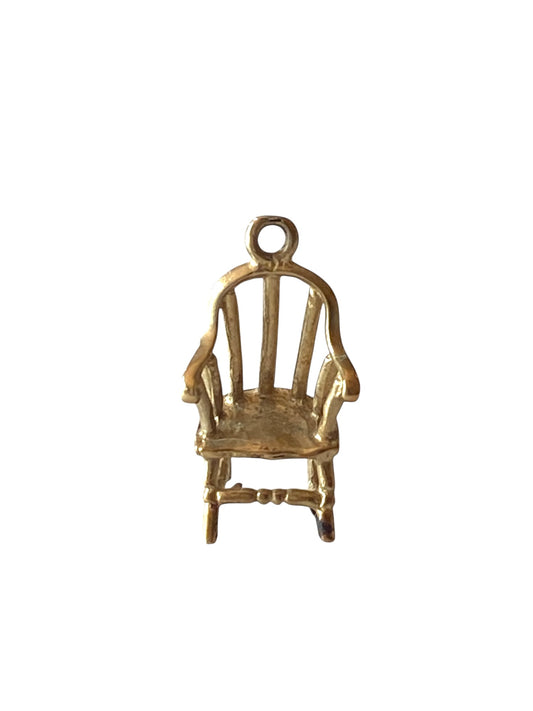 9ct vintage chair charm circa 1990 Birmingham