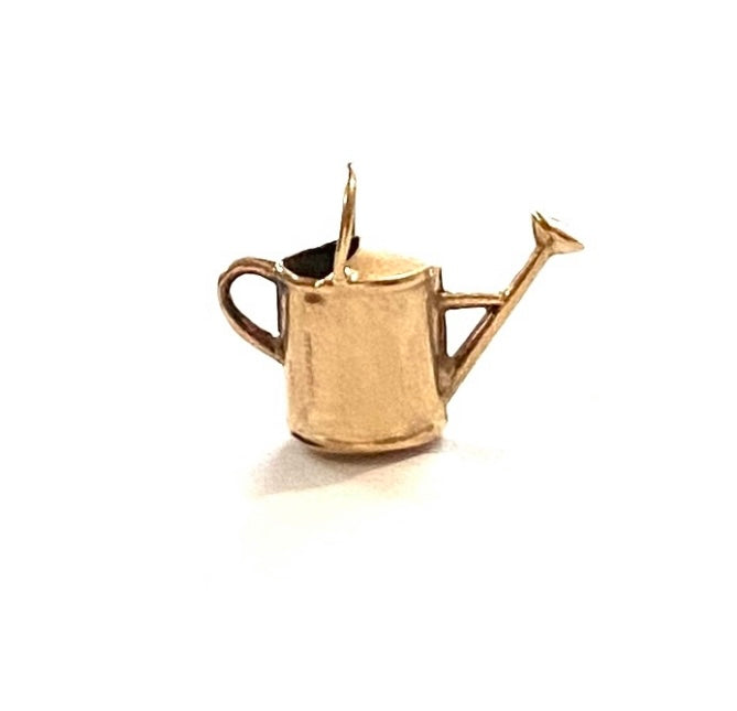 9ct vintage watering can charm circa 1970