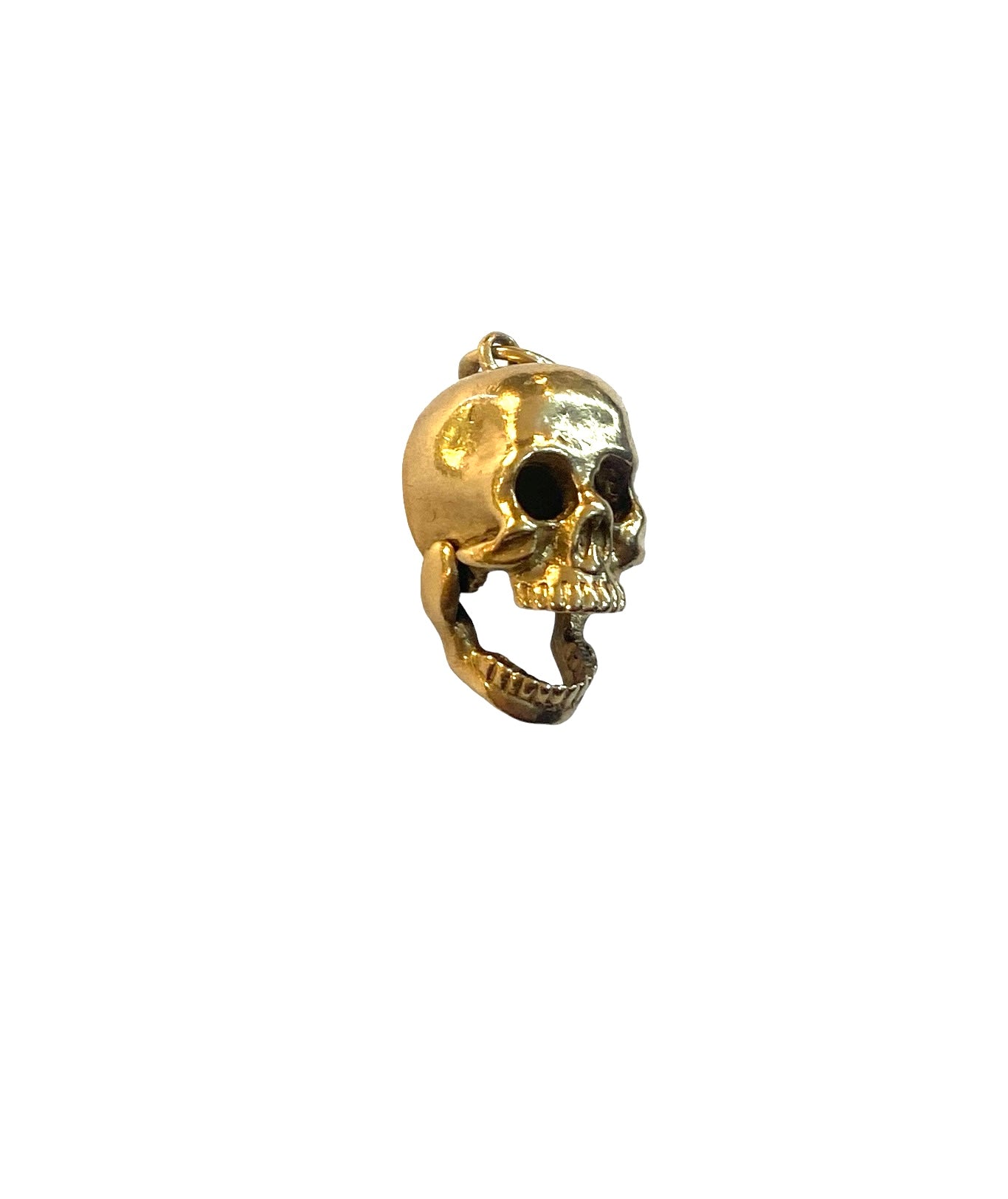 9ct vintage articulated skull charm  circa 1963 by account 7.6 grams