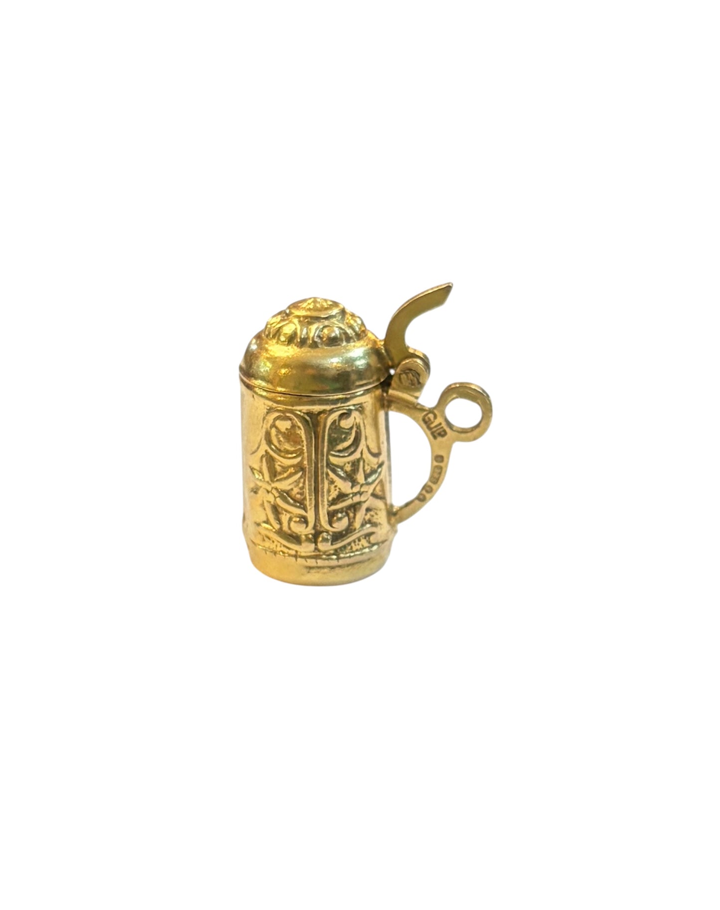 9ct vintage stein / tankard charm circa 1971 by Georg Jensen