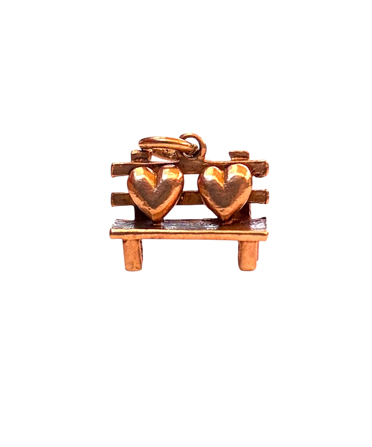 9ct vintage lovers bench charm circa 1962  2.17g
