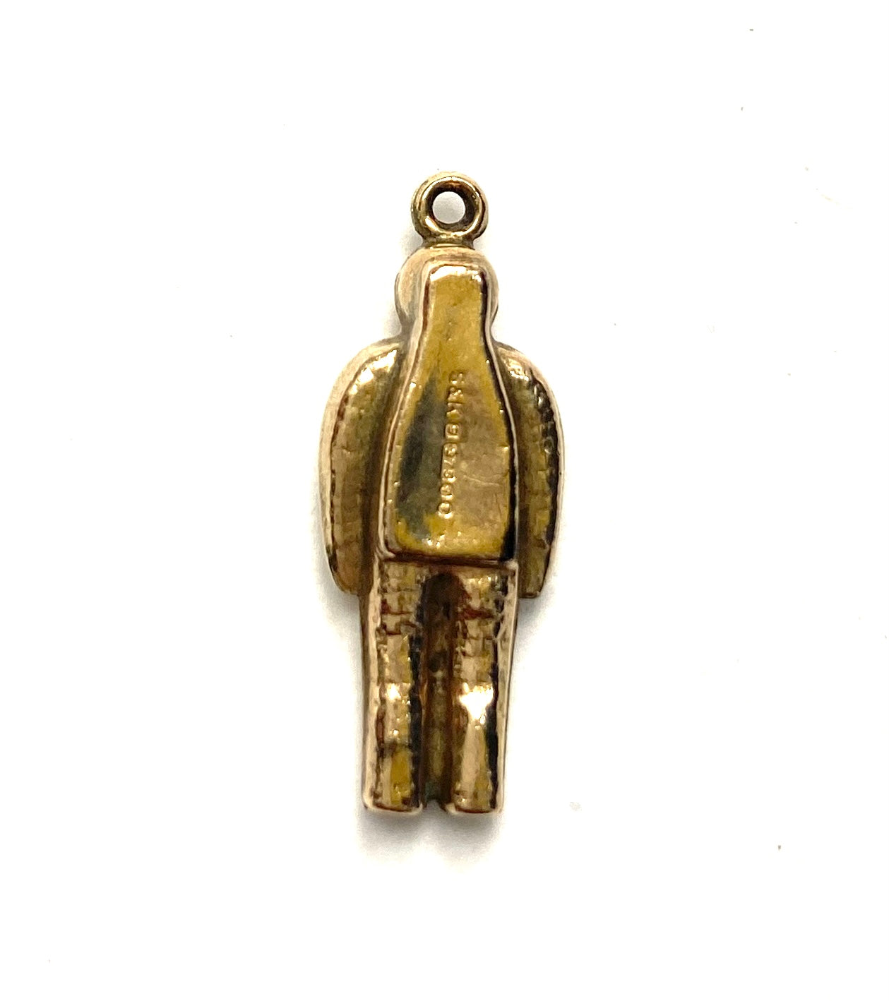 9ct vintage space man charm circa London 1971 HOLLOW