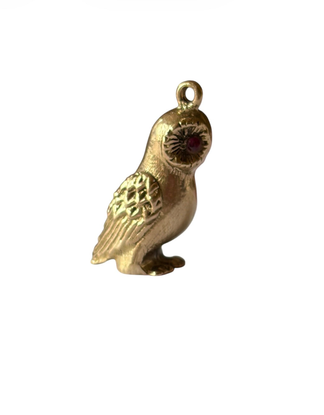 9ct vintage owl charm by Georg jensen circa 1961 4.66g