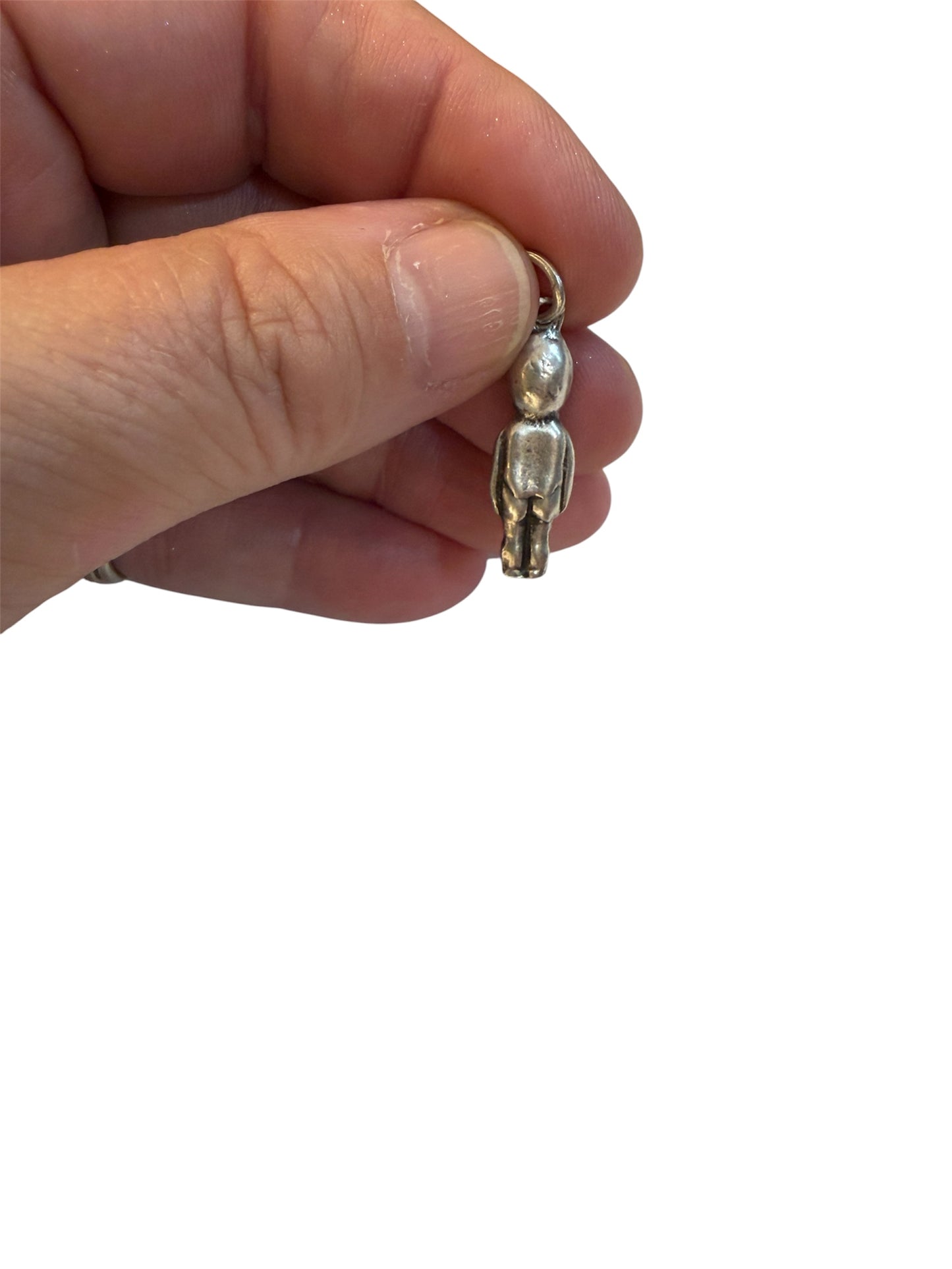 RARE SILVER WW1 'FUMSUP' LUCKY CHARM