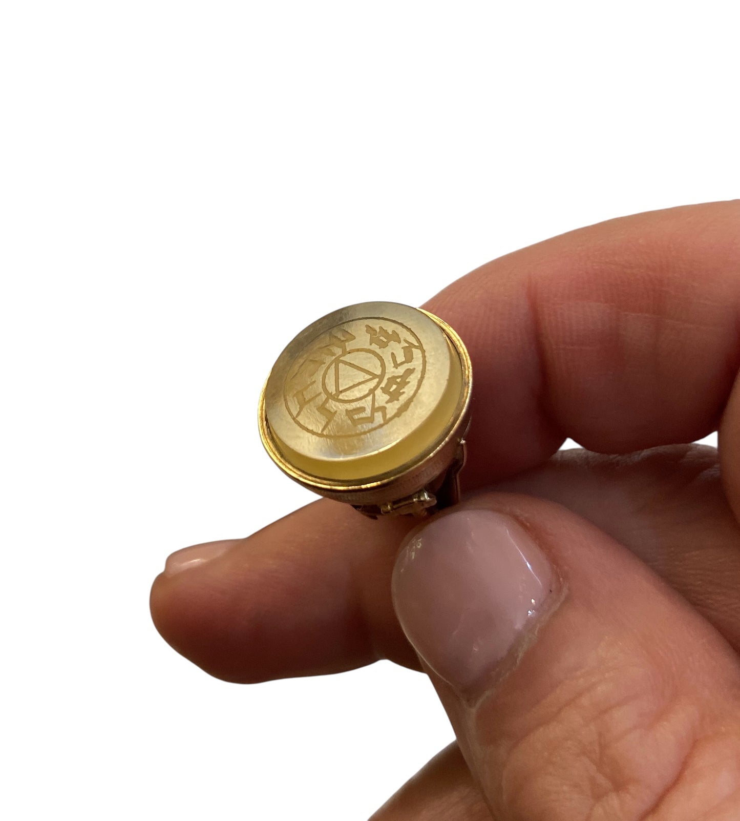 9ct Antique masonic seal Circa 1913 with masonic symbols