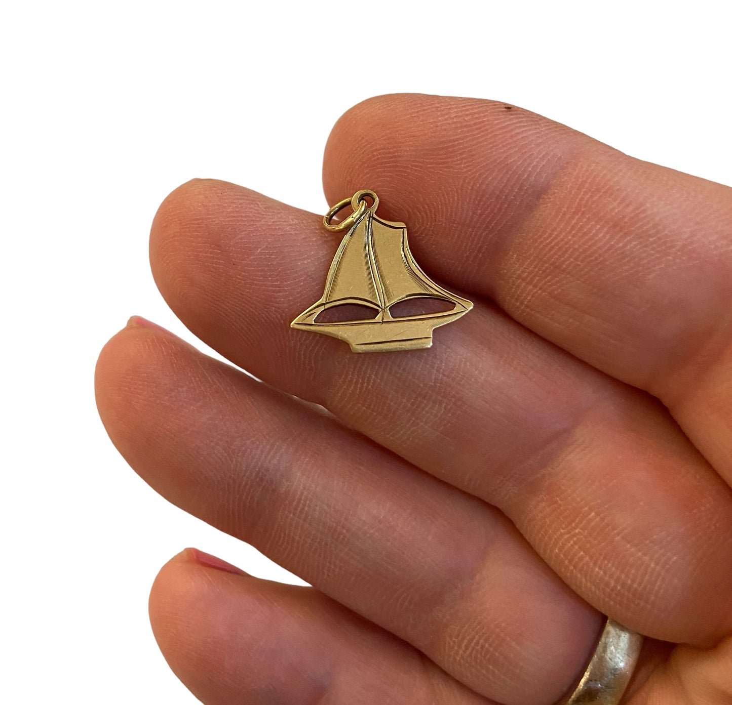 9ct vintage yacht / boat yellow gold