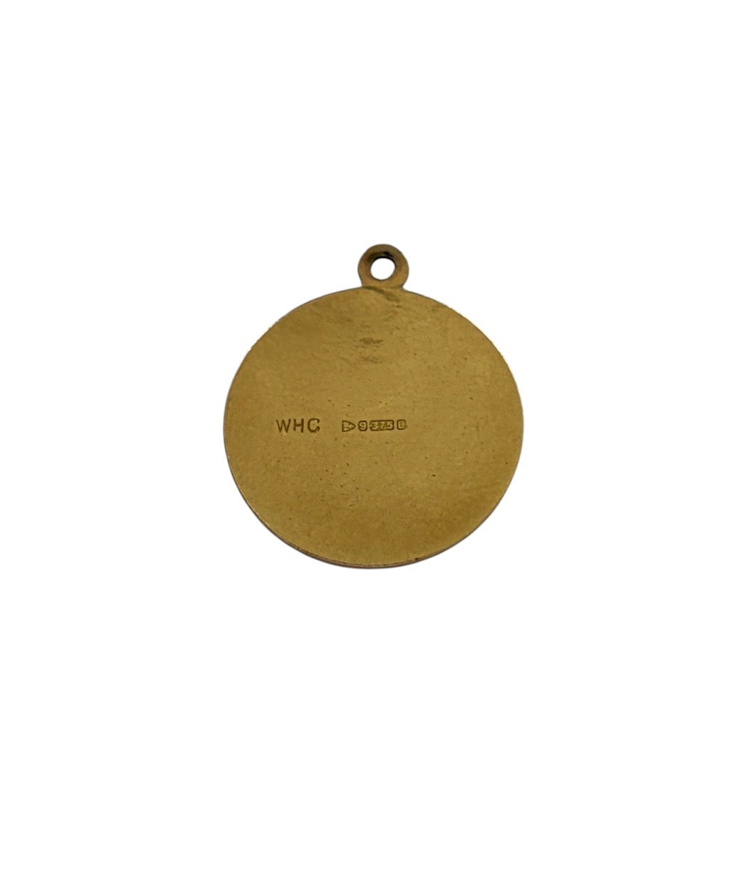 9ct vintage lords prayer charm by WHC circa 1961 2.37g