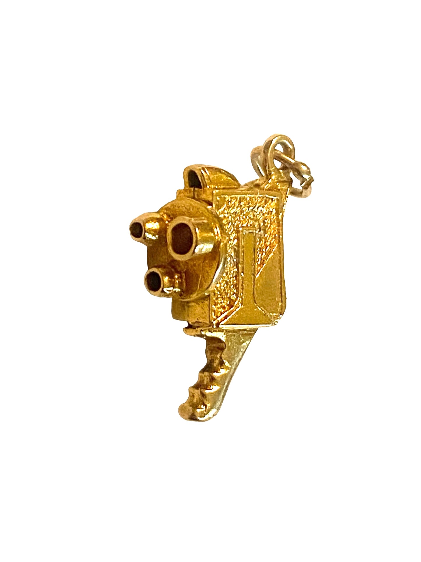 9ct vintage movie camera charm circa 1965
