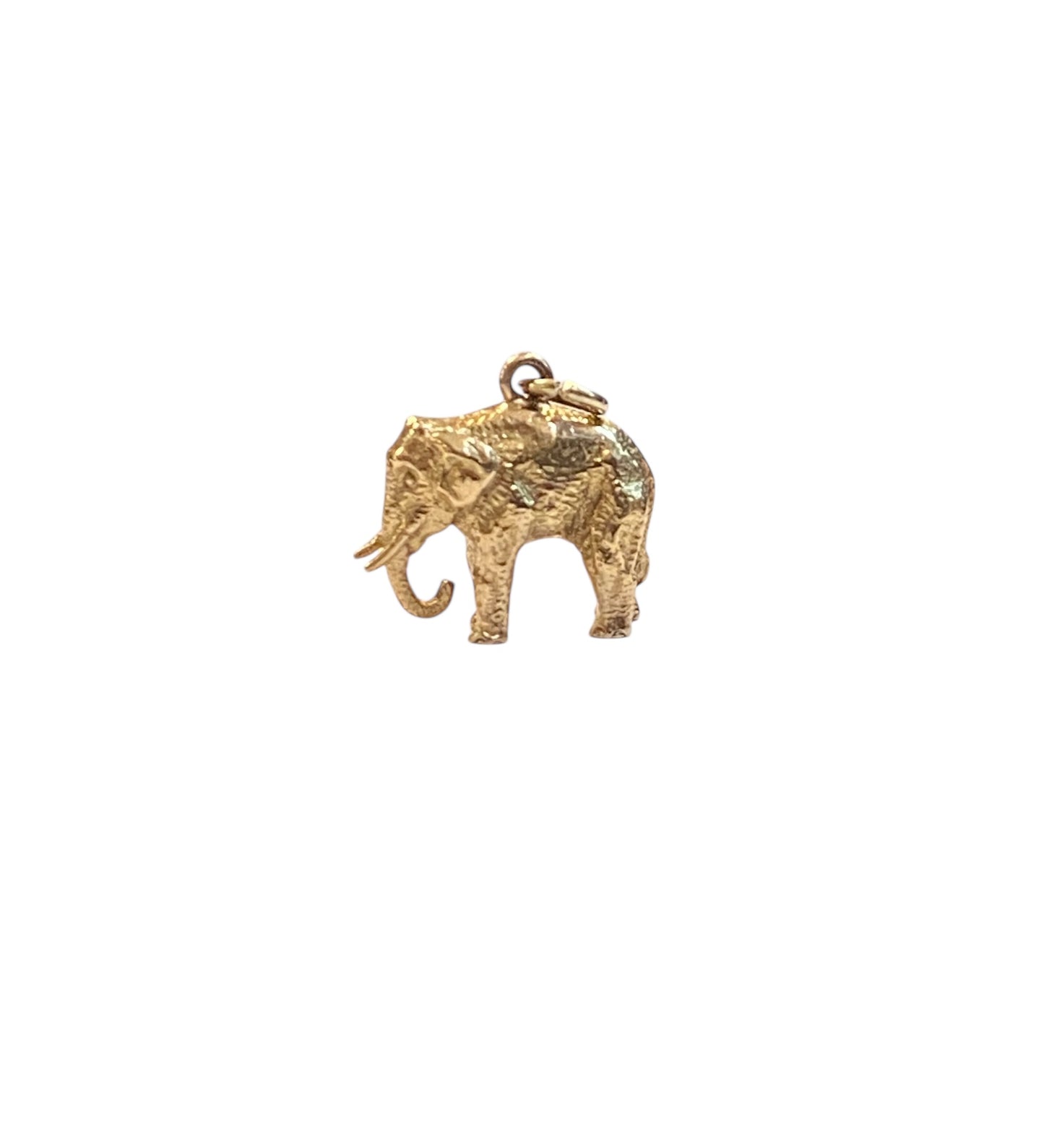 9ct vintage elephant charm, circa 1957 (7.0 grams)