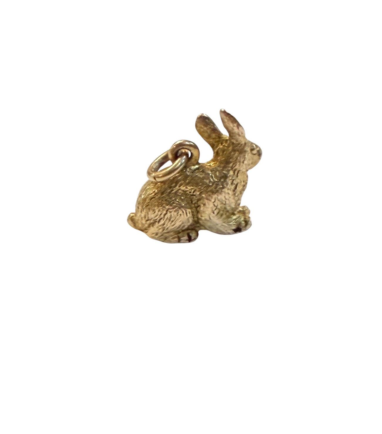 9ct vintage rabbit charm solid gold 2.8g