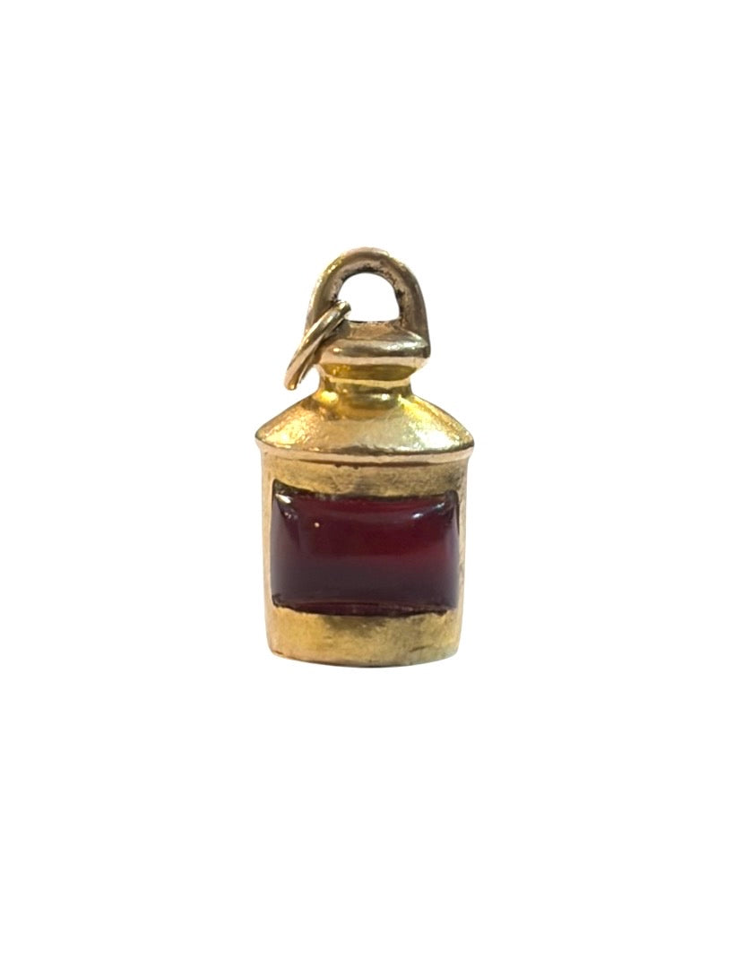 9ct vintage port lantern charm circa 1986 1.24g