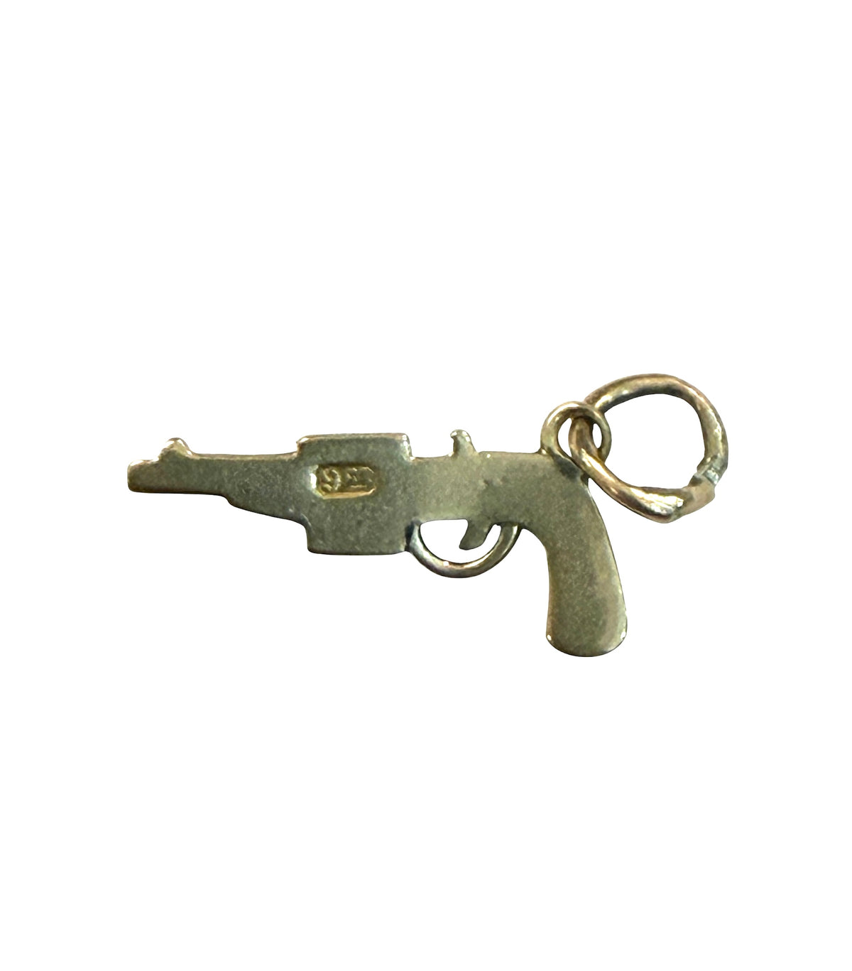 9ct vintage revolver / pistol  small 1940s 0.75g
