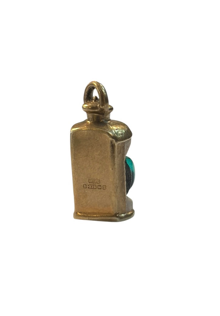 9ct vintage starboard lantern charm. by WHC 1.6G circa 1968