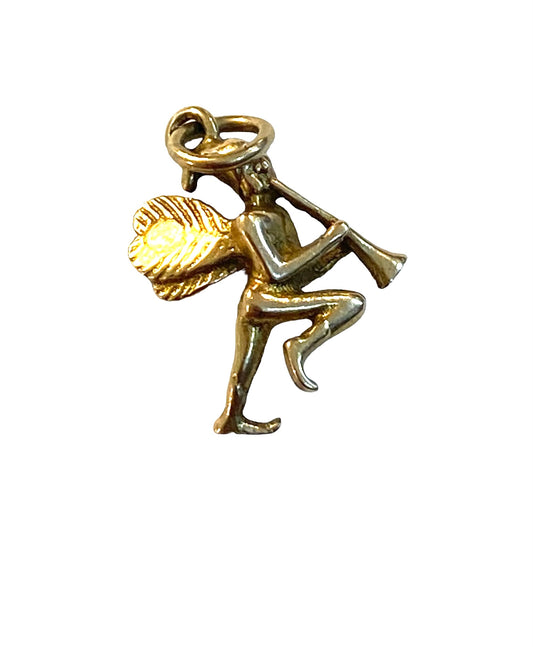 9ct vintage pixie / fairy charm