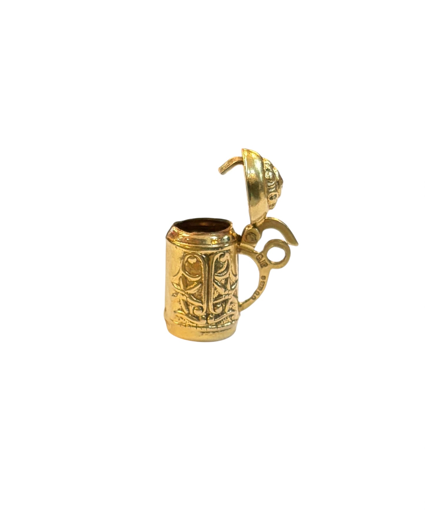 9ct vintage stein / tankard charm circa 1971 by Georg Jensen