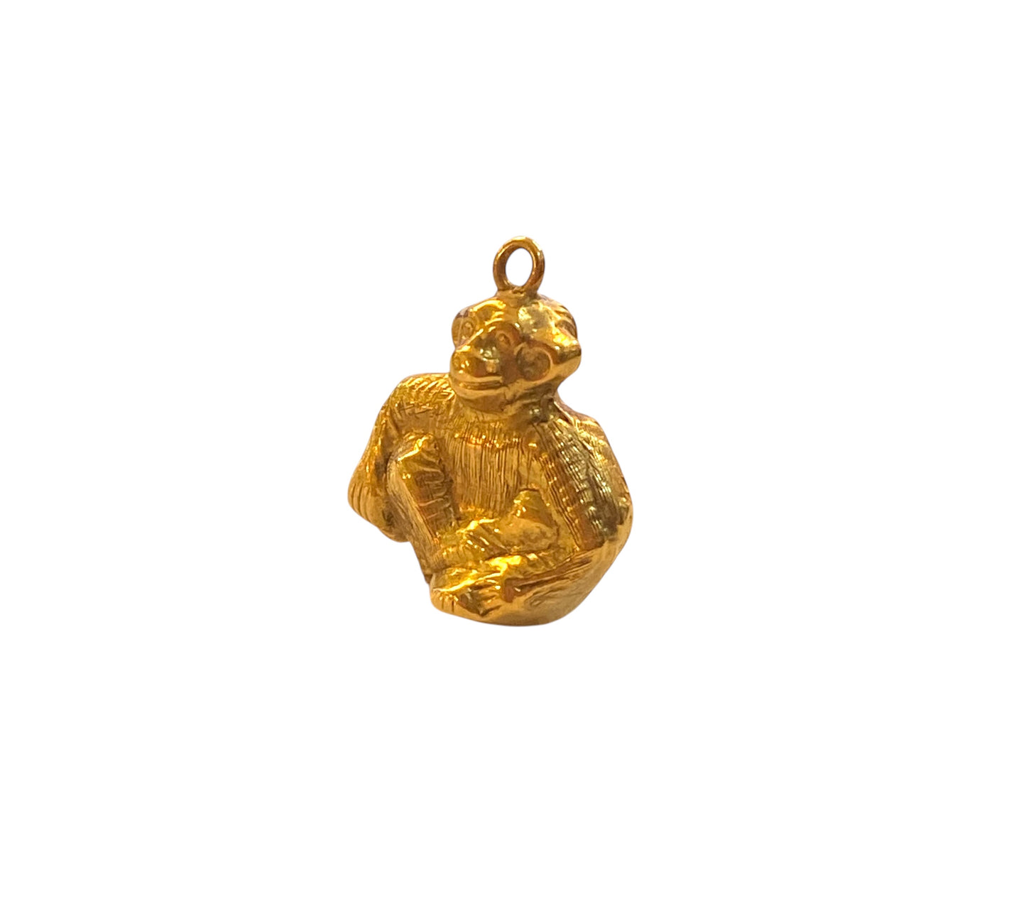 9ct vintage Monkey charm by Georg jensen, Circa 1963 London . Hollow
