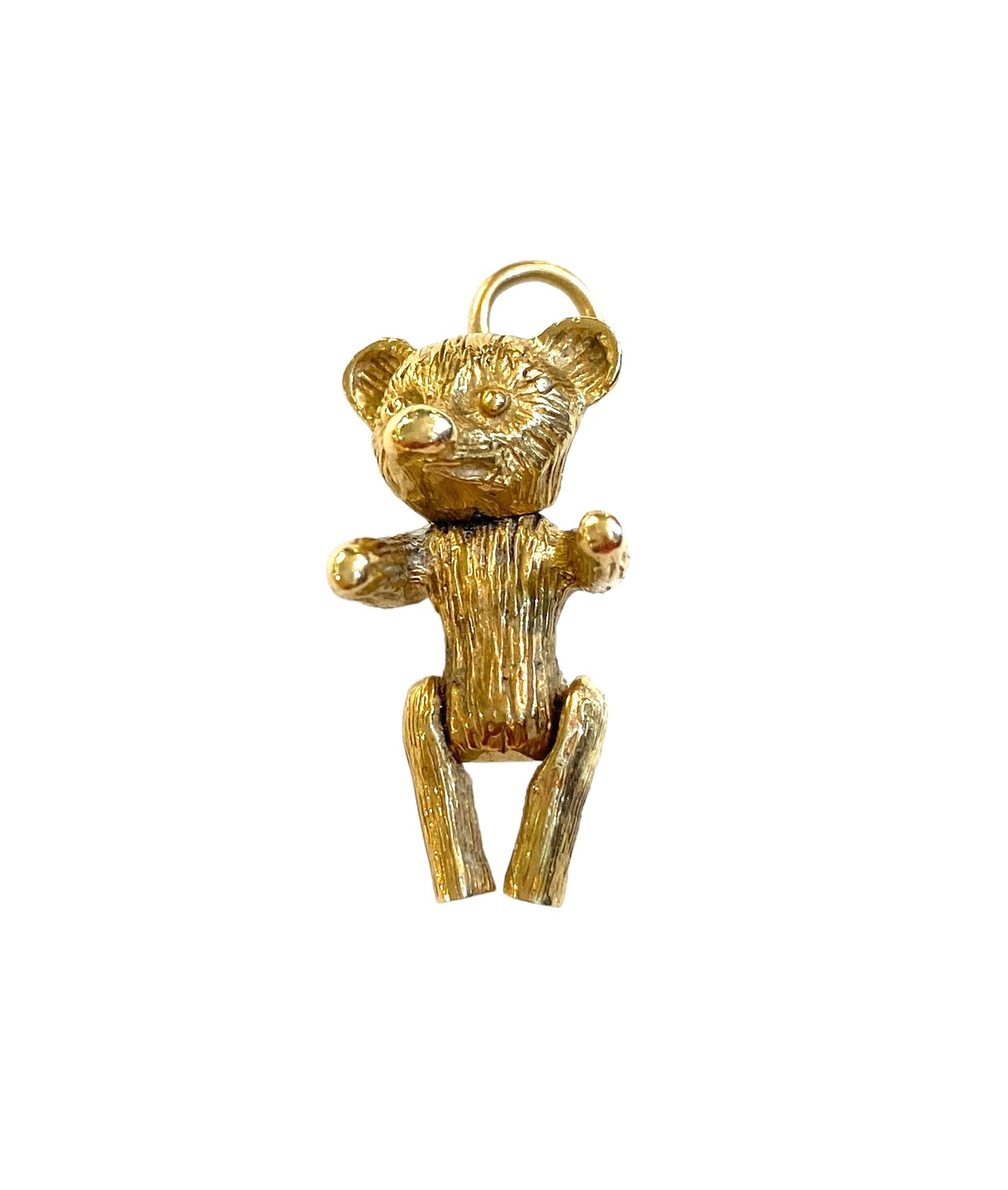 9ct vintage teddy bear charm 6.3g