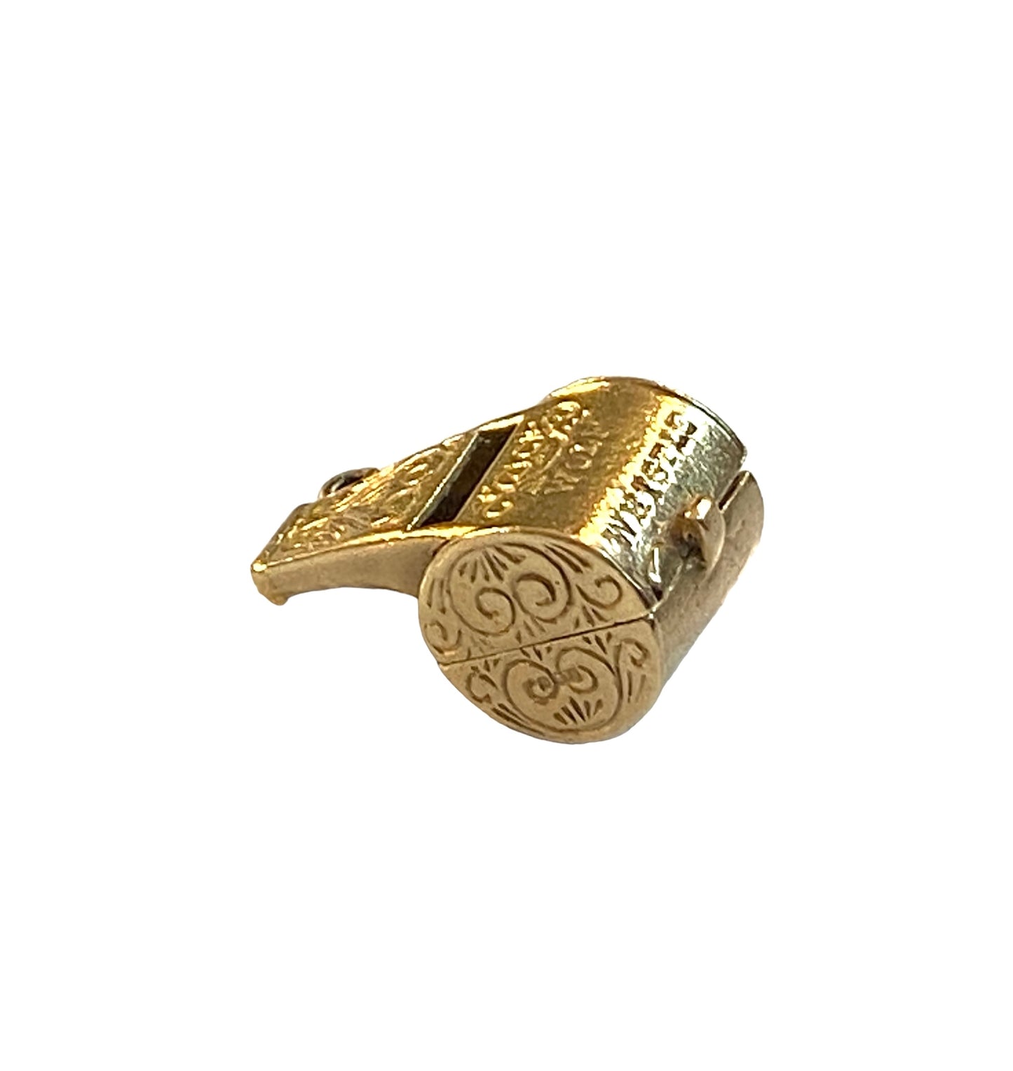 9ct vintage 'wolf whistle ' charm opening circa 1989