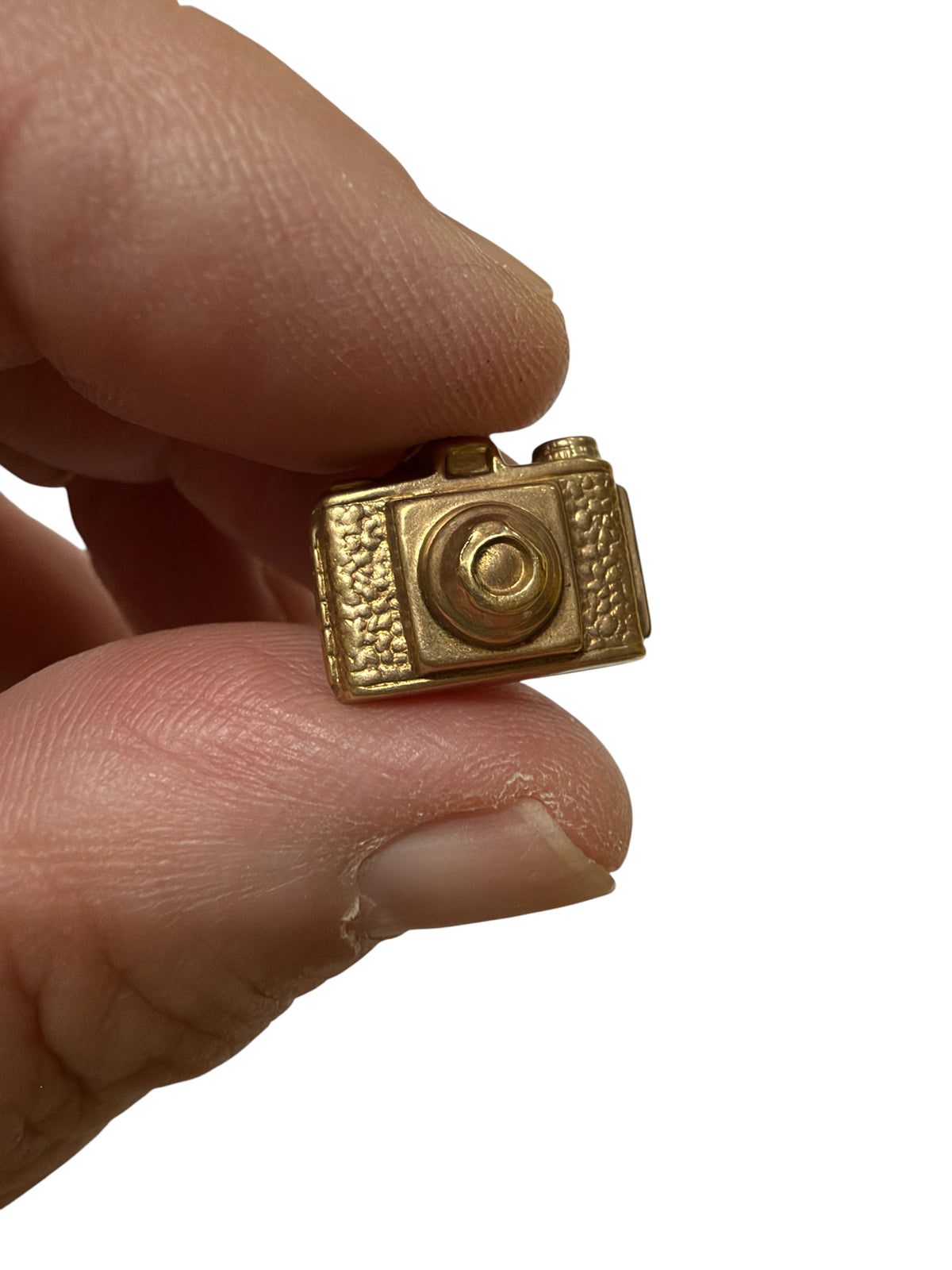 9ct vintage camera charm circa 1972 by WHC 1.04g