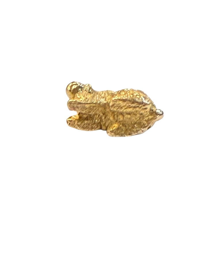 9ct vintage rabbit charm solid gold 2.8g