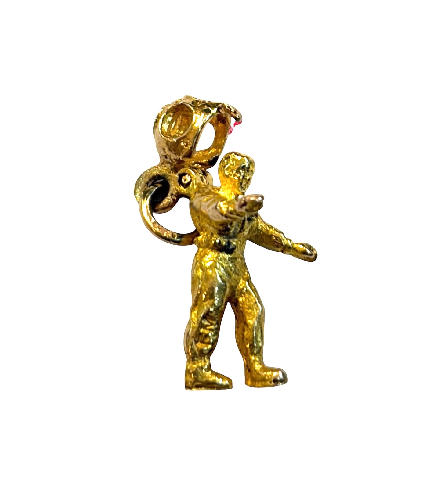 9ct vintage spaceman / astronaut / deep sea diver charm circa 1952 1.6g