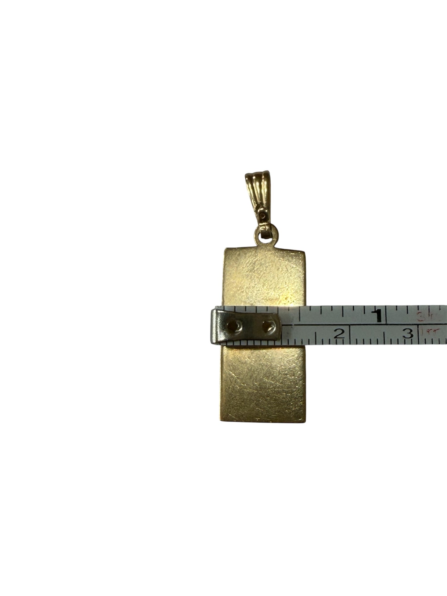 9ct vintage ingot charm, circa 2000 3.7g