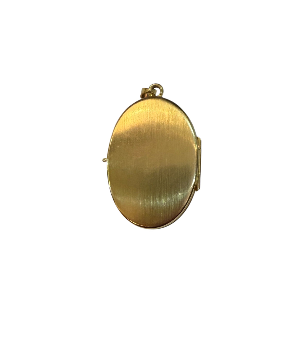 9ct pre owned locket with amethyst stone. 3.75g