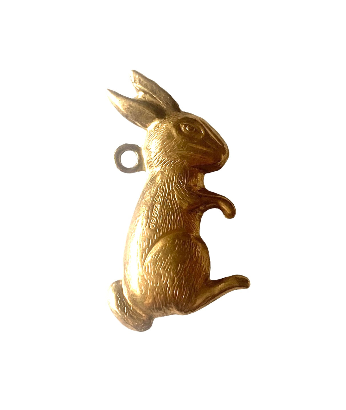 9ct vintage rabbit charm circa London 1969