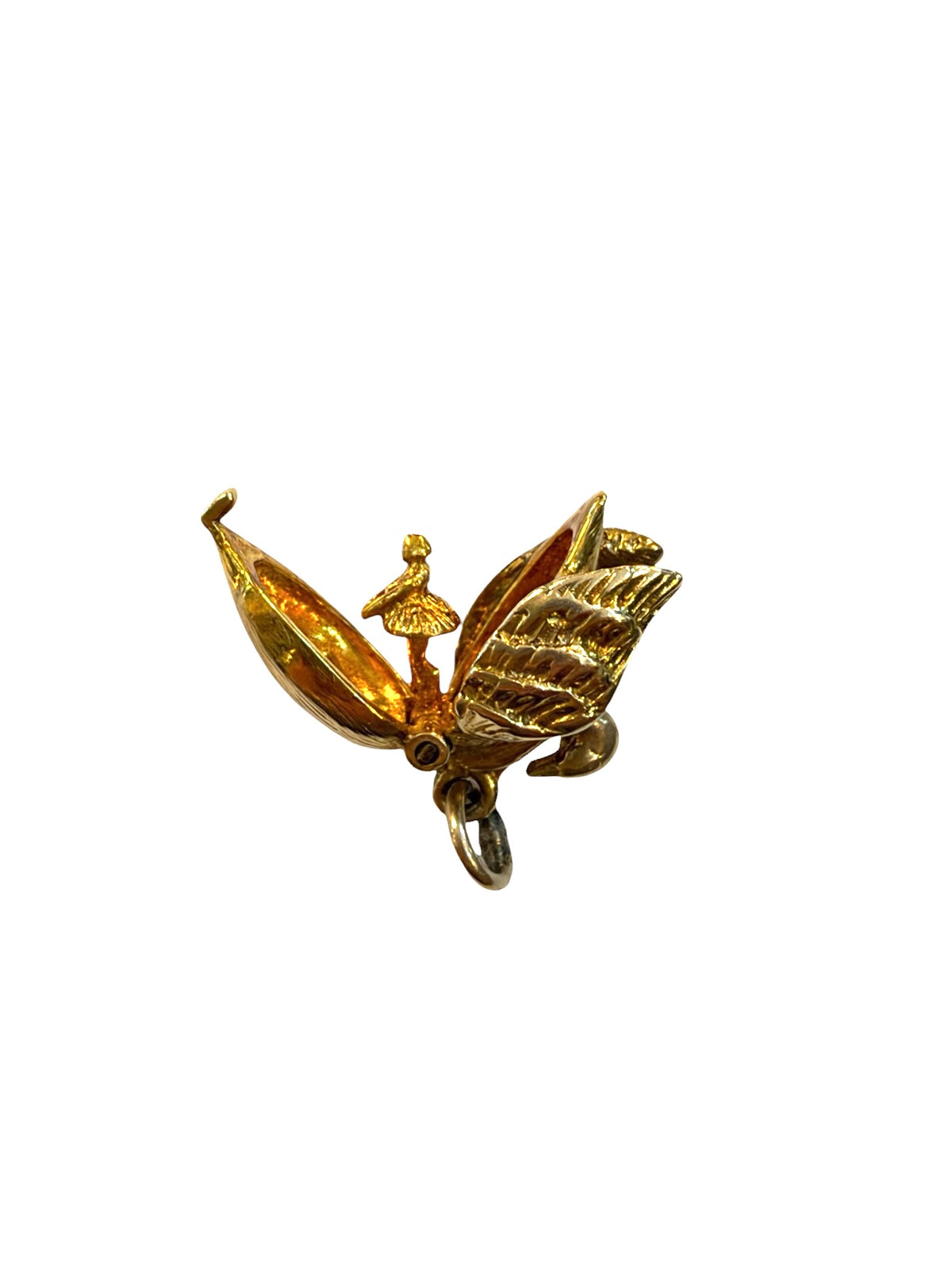 9ct vintage swan char, swan lake by RP. circa 1965-66 2.7g