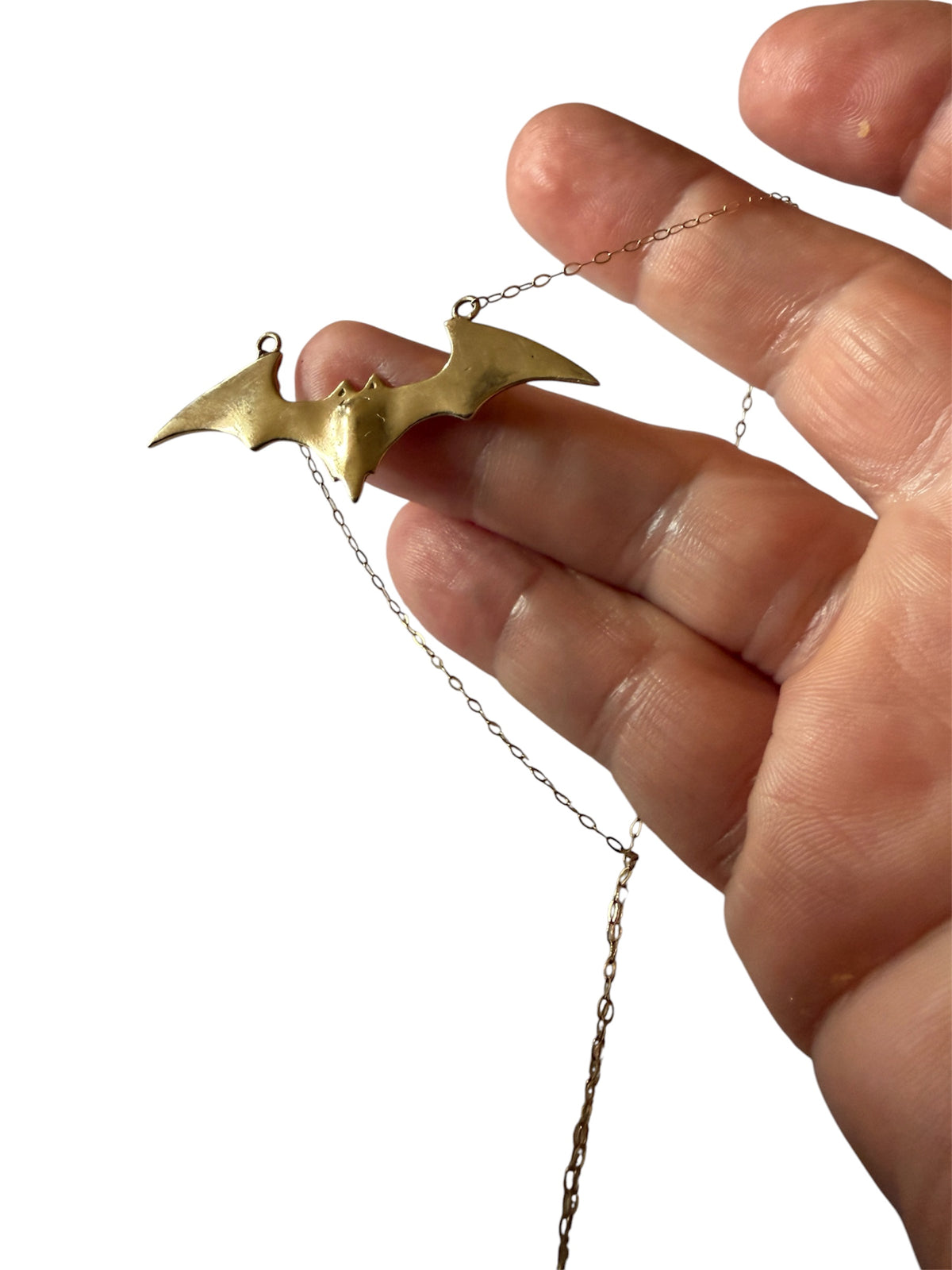 9ct pre owned bat necklace circa 2017 4.22g