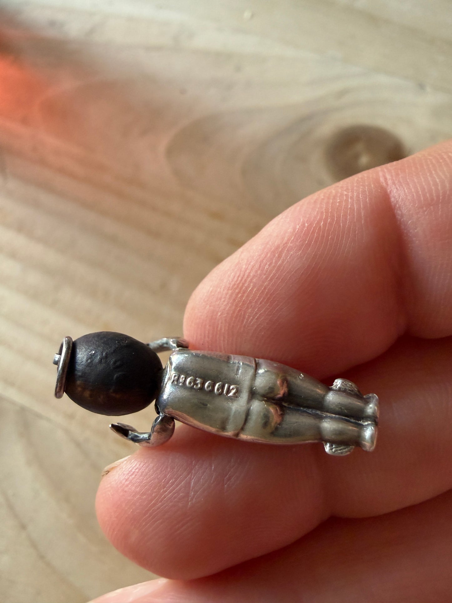 Antique WW1 Fumsup / touch wood charm / pendant circa 1912-1914