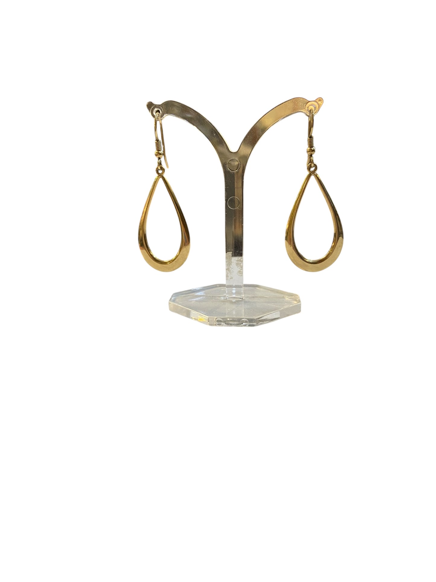 9ct 375 vintage drop dangle earrings. circa 1998 7.3g