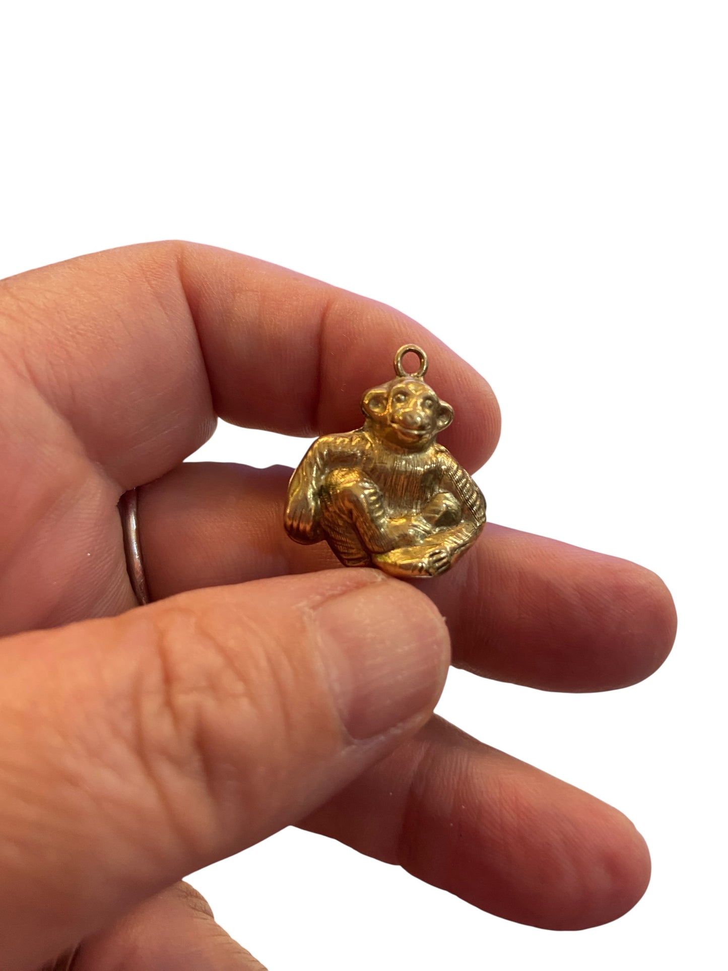 9ct vintage Monkey charm by Georg jensen, Circa 1963 London . Hollow