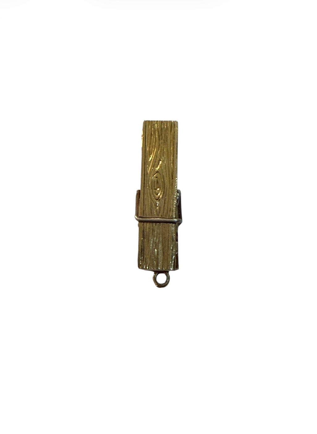 9ct pre owned gold peg charm articulated circa 1986 maker FM 6.25g