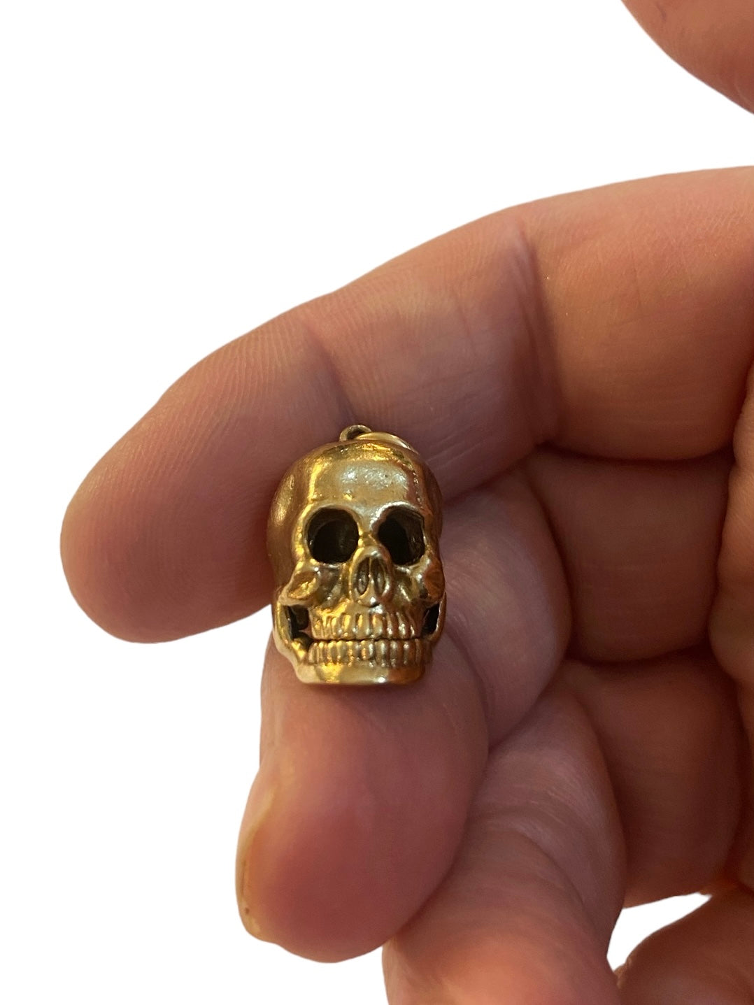 9ct vintage articulated skull charm  circa 1963 by account 7.6 grams