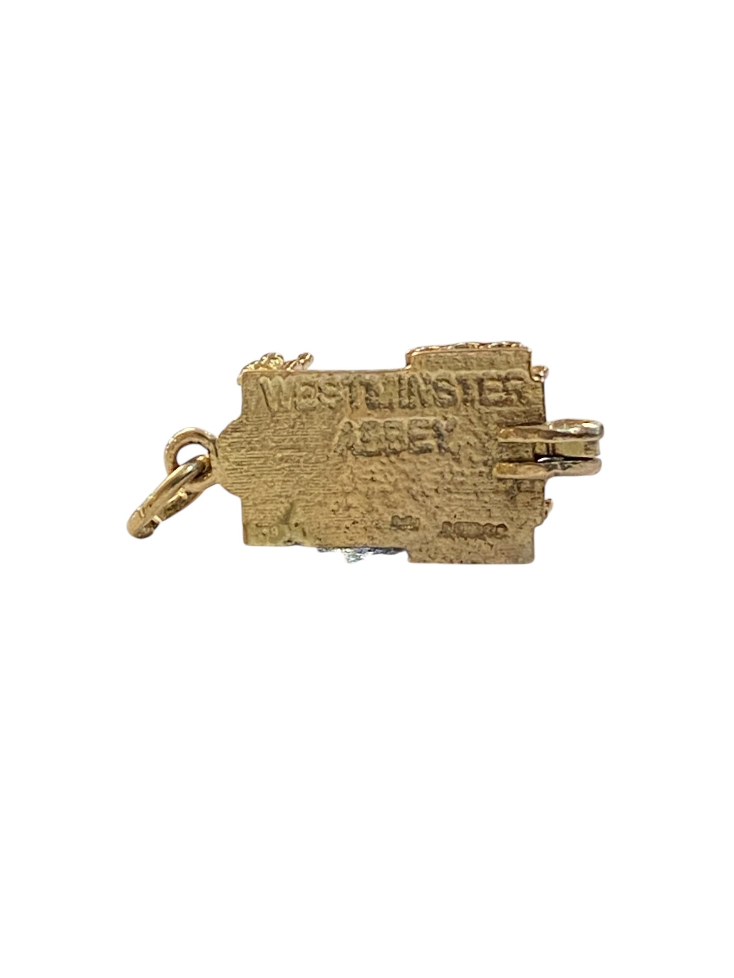 9ct vintage westminster abbey charm , opening. circa 1965