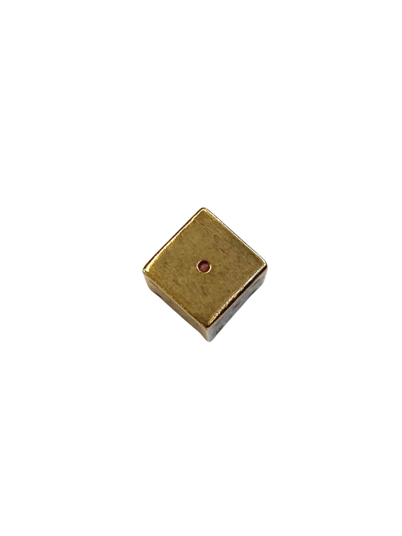 9ct vintage dice charm circa 1967, by fm 1.3g