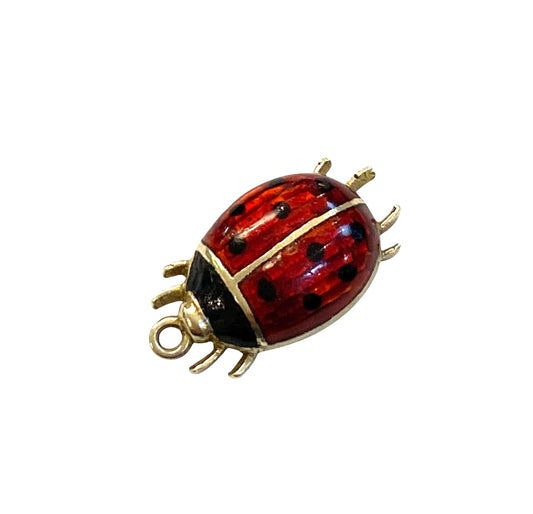 9ct vintage ladybird charm / pendant