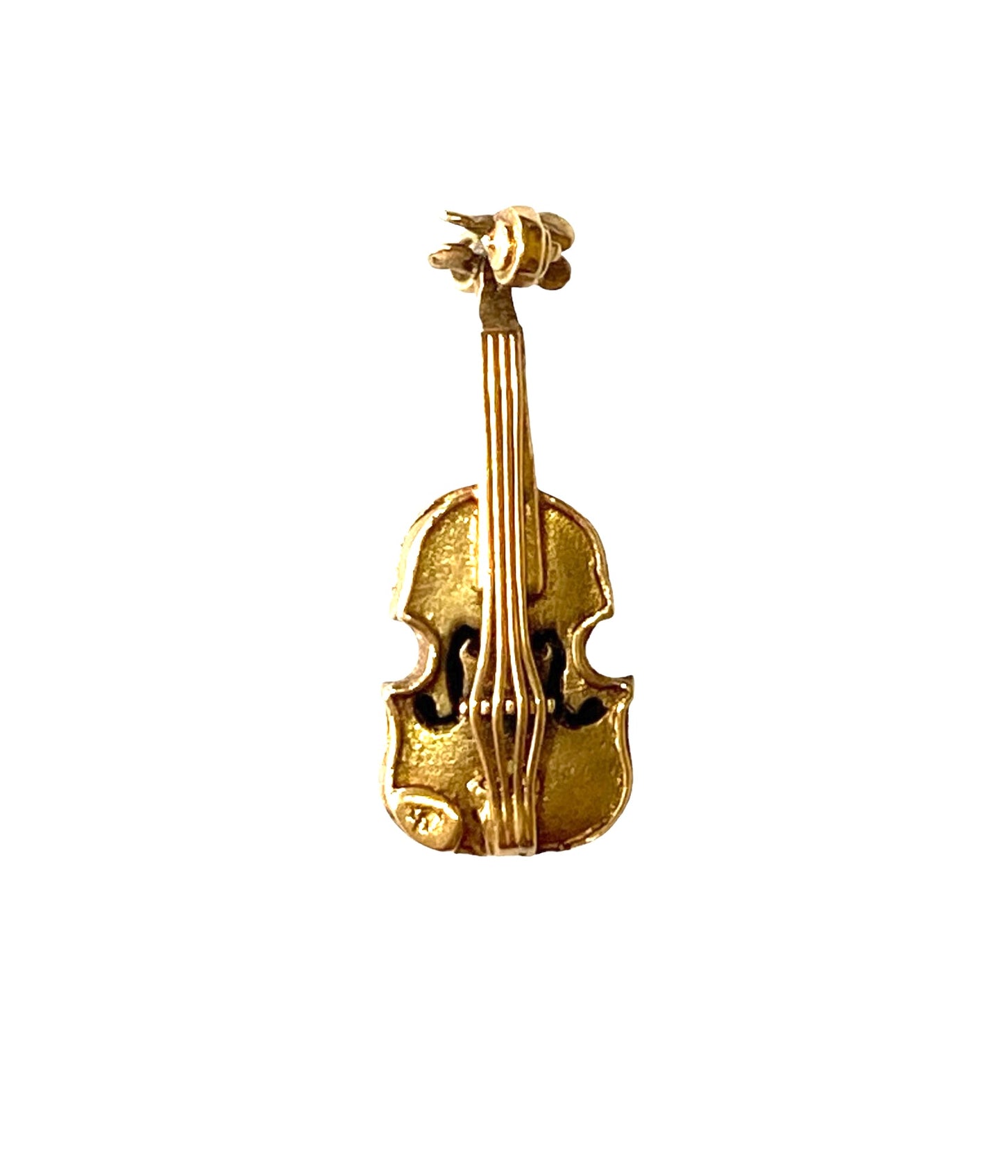 9ct vintage violin charm circa 1955