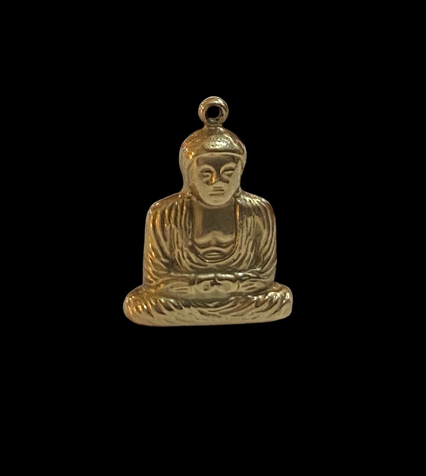 9ct vintage Amithahba Buddha charm / pendant circa 1965