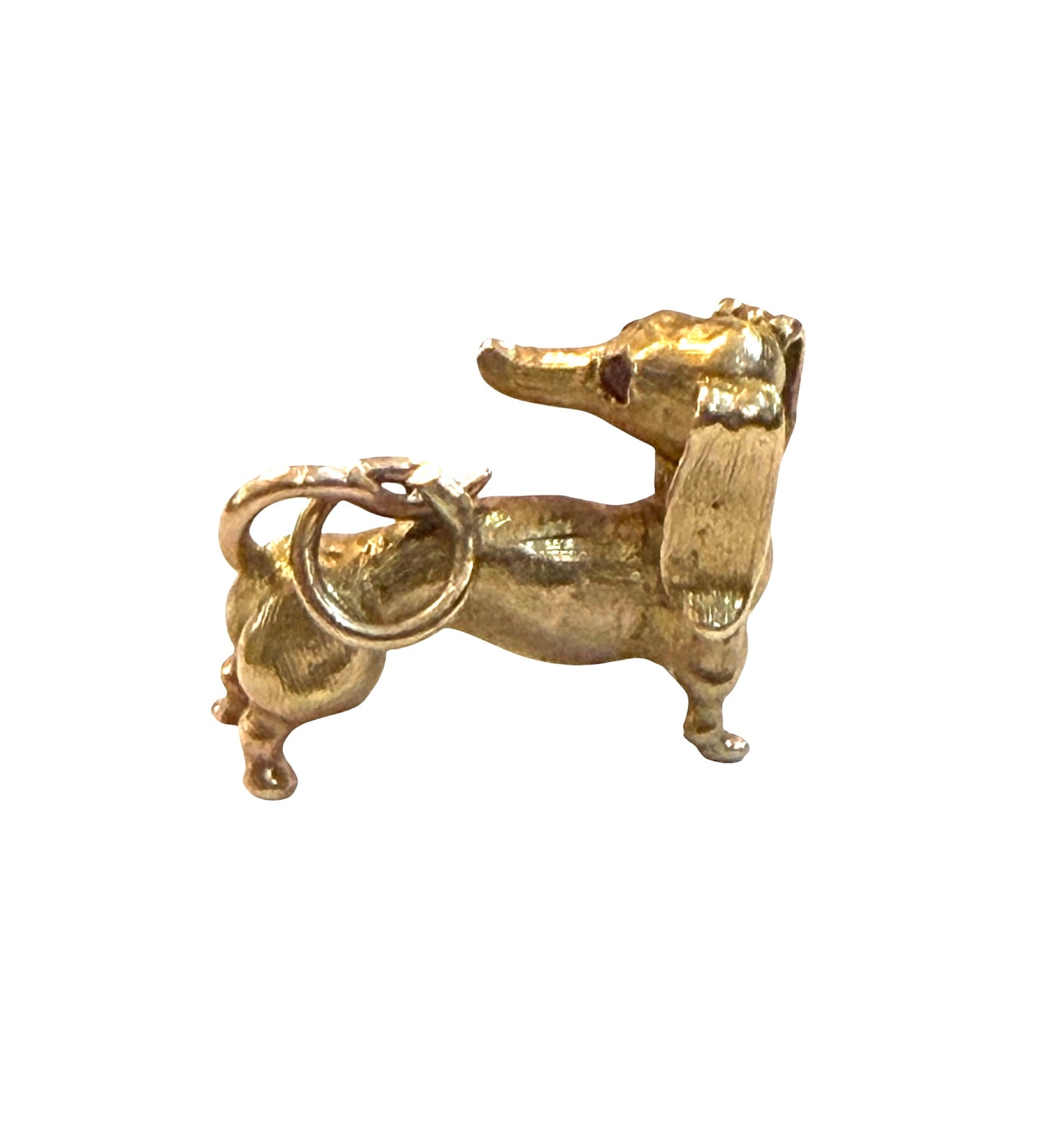 9ct vintage dachshund charm circa 1961 by Georg jensen 4.2G