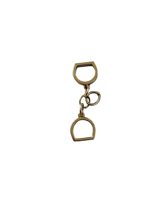 9ct vintage stirrup charm circa 1957