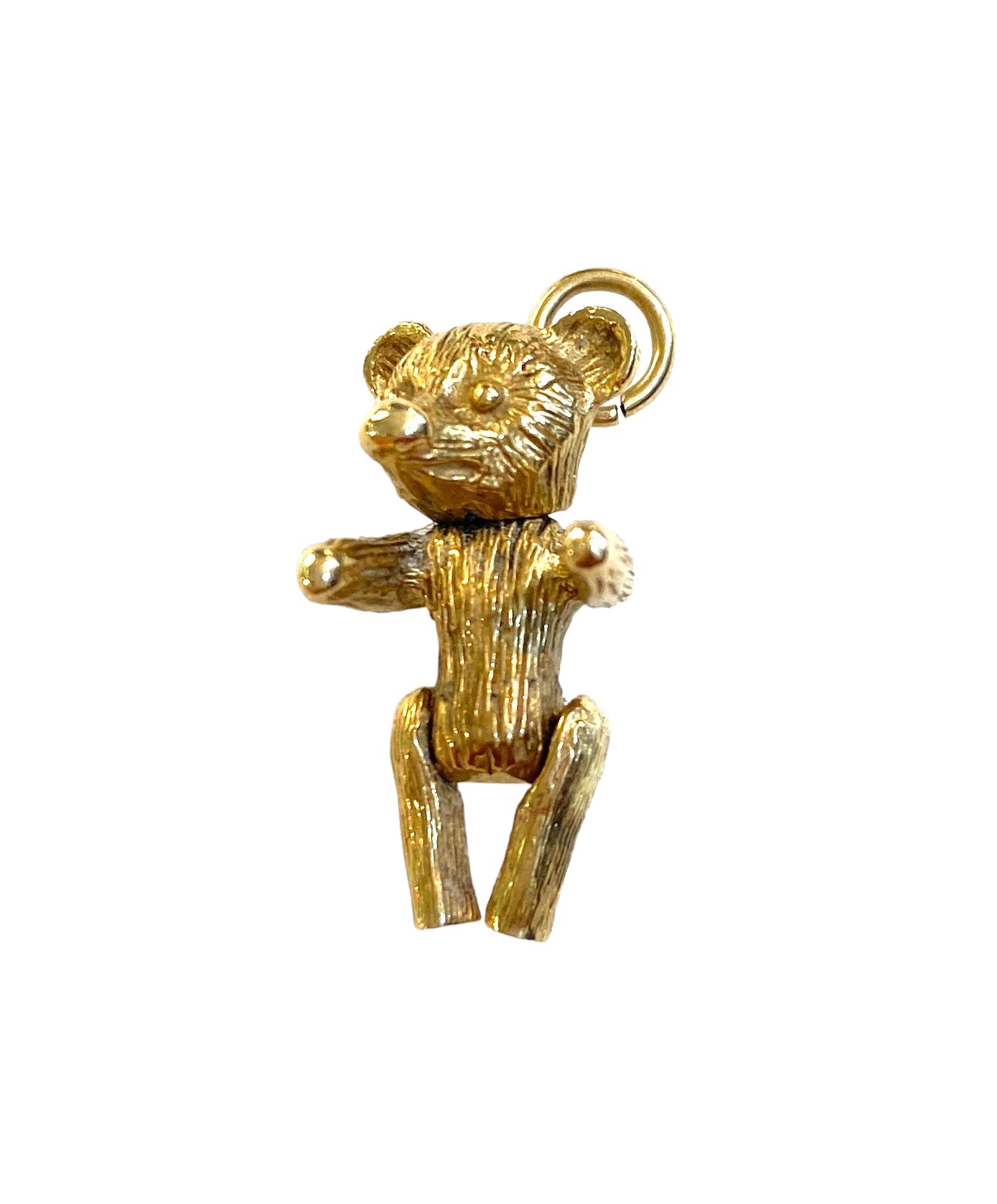 9ct vintage teddy bear charm 6.3g