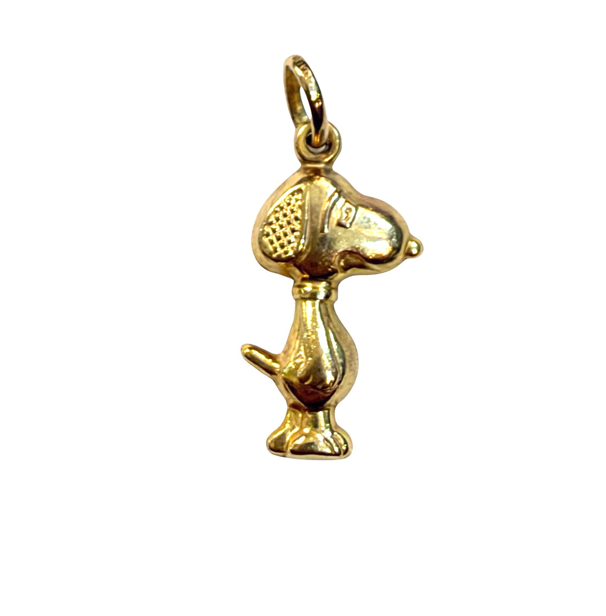 9ct vintage / pre owned snoopy charm / pendant 1.0g