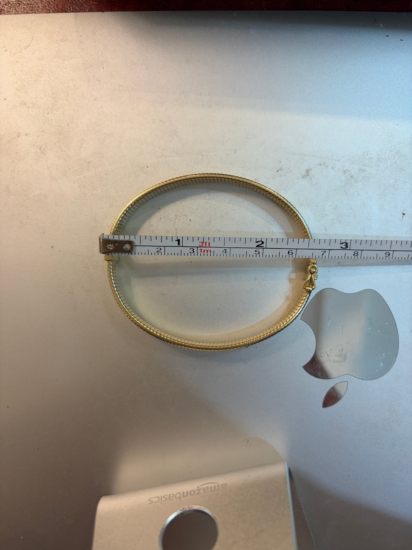 9ct vintage / preowned bangle 5.4g unisex jewellery