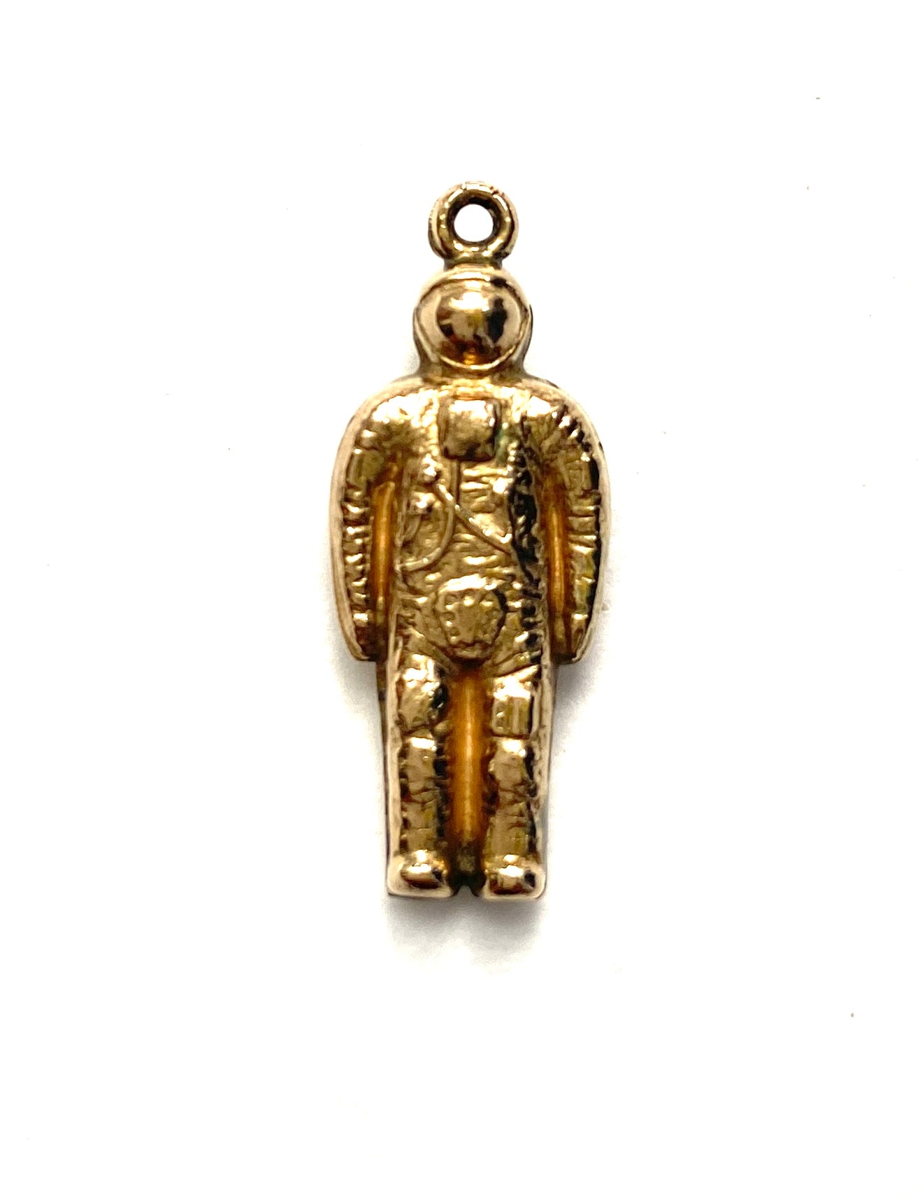 9ct vintage space man charm circa London 1971 HOLLOW