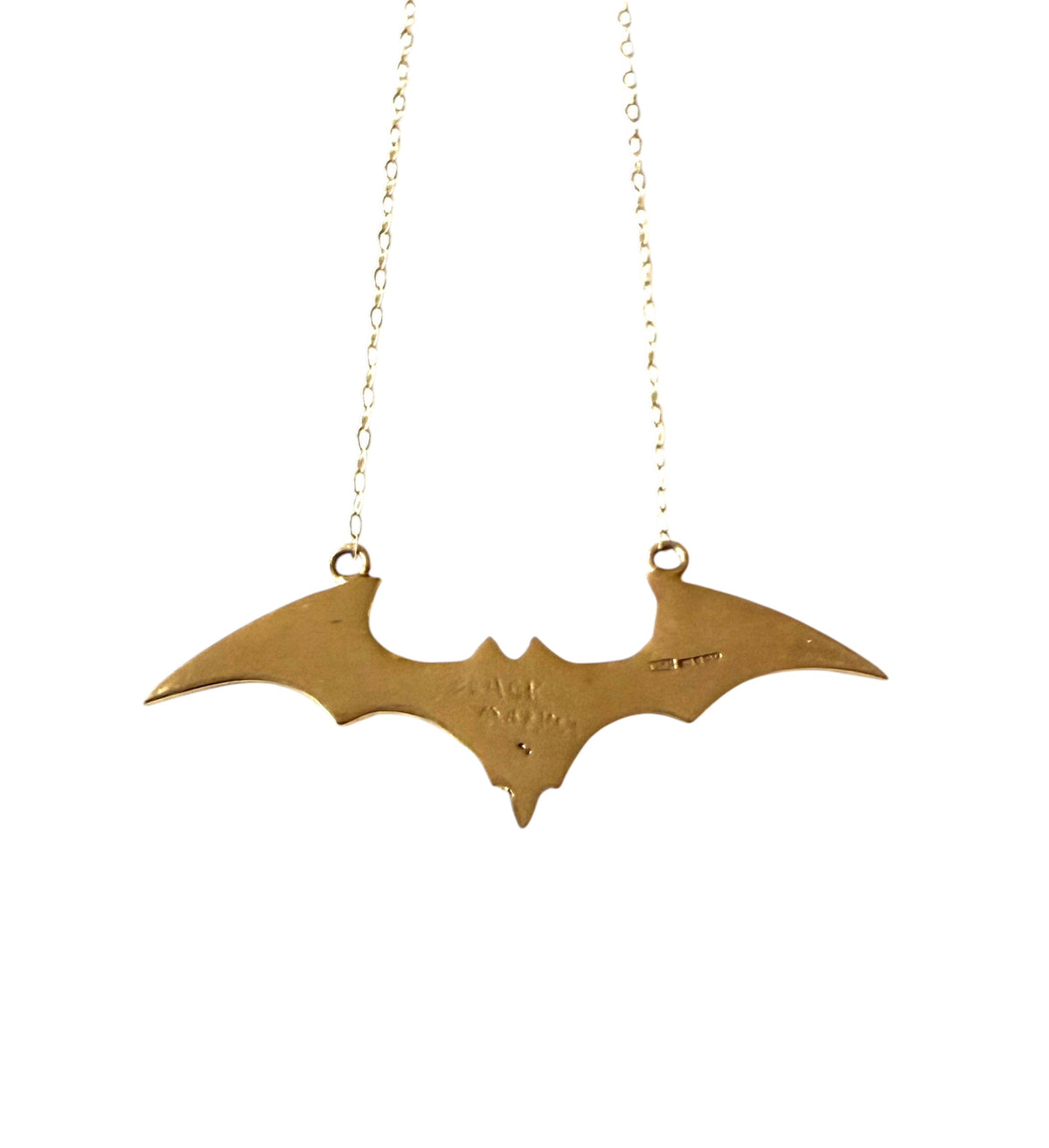 9ct pre owned bat necklace circa 2017 4.22g